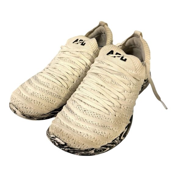 Athletic Propulsion Labs APL Shoes Women’s 8.5 TechLoom Wave Black/white - Picture 1 of 11